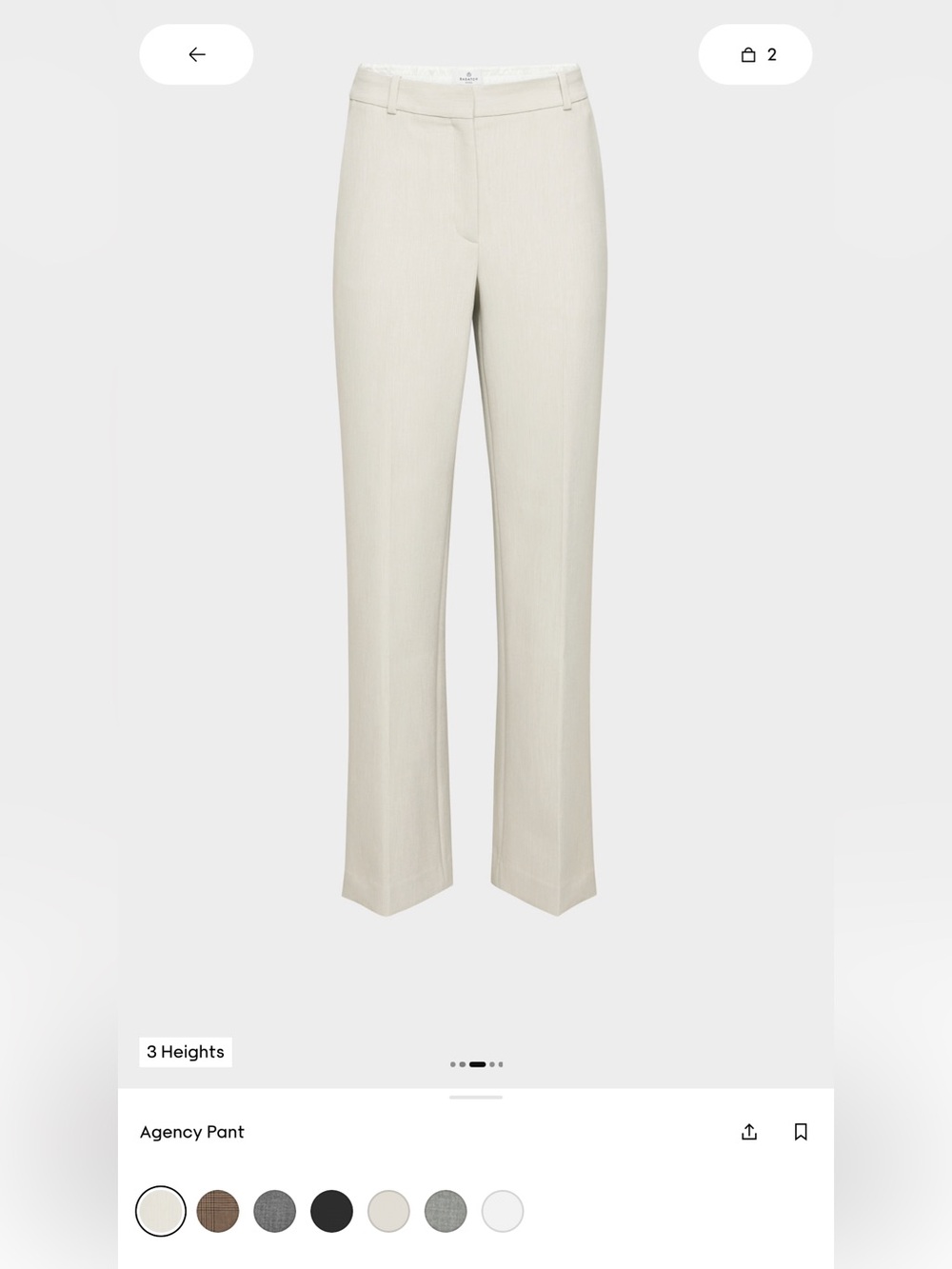 Aritzia Babaton Agency Pant *Short length - Picture 7 of 8